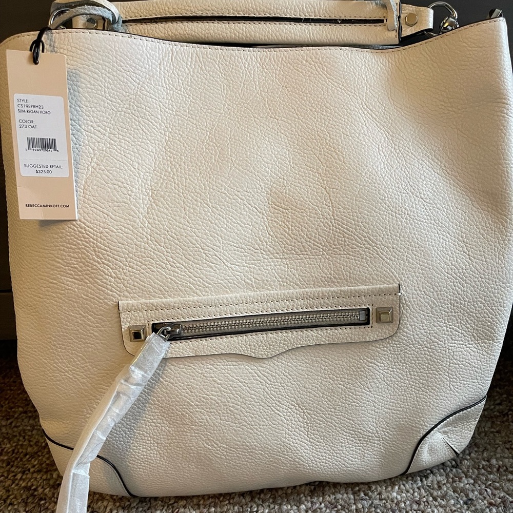 Rebecca Minkoff Slim Regan Bag in Cream